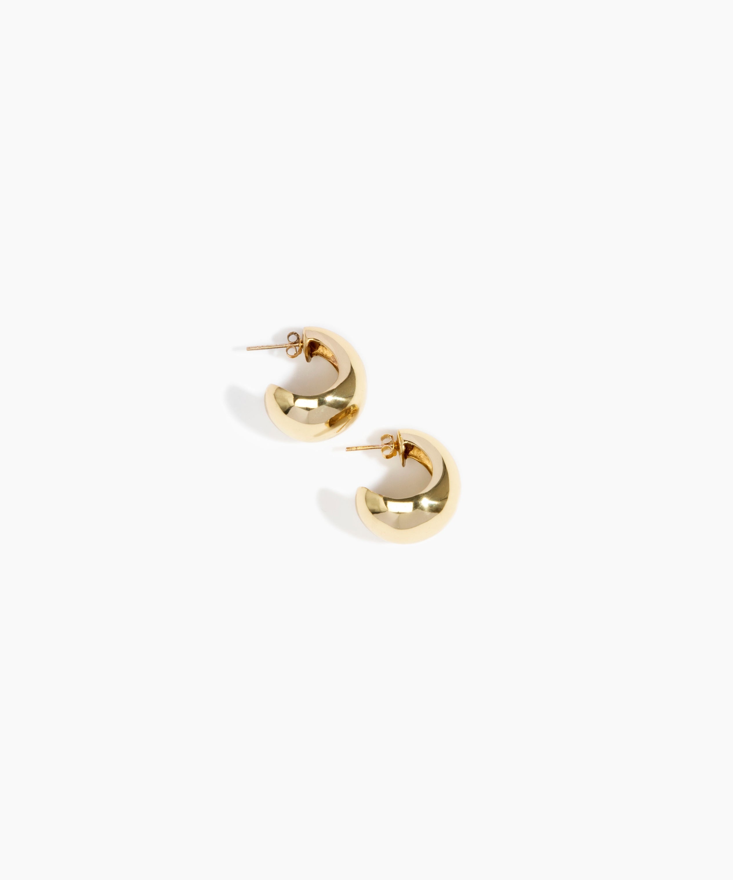 LO Collections x ALEX AND TRAHANAS Small Chifferi Hoop Earrings Earrings in Nano-Coated Brass Material 