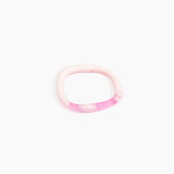 Dinosaur Designs Slate Bangle Bracelets in Shell Pink Colour resin with Wide Fit