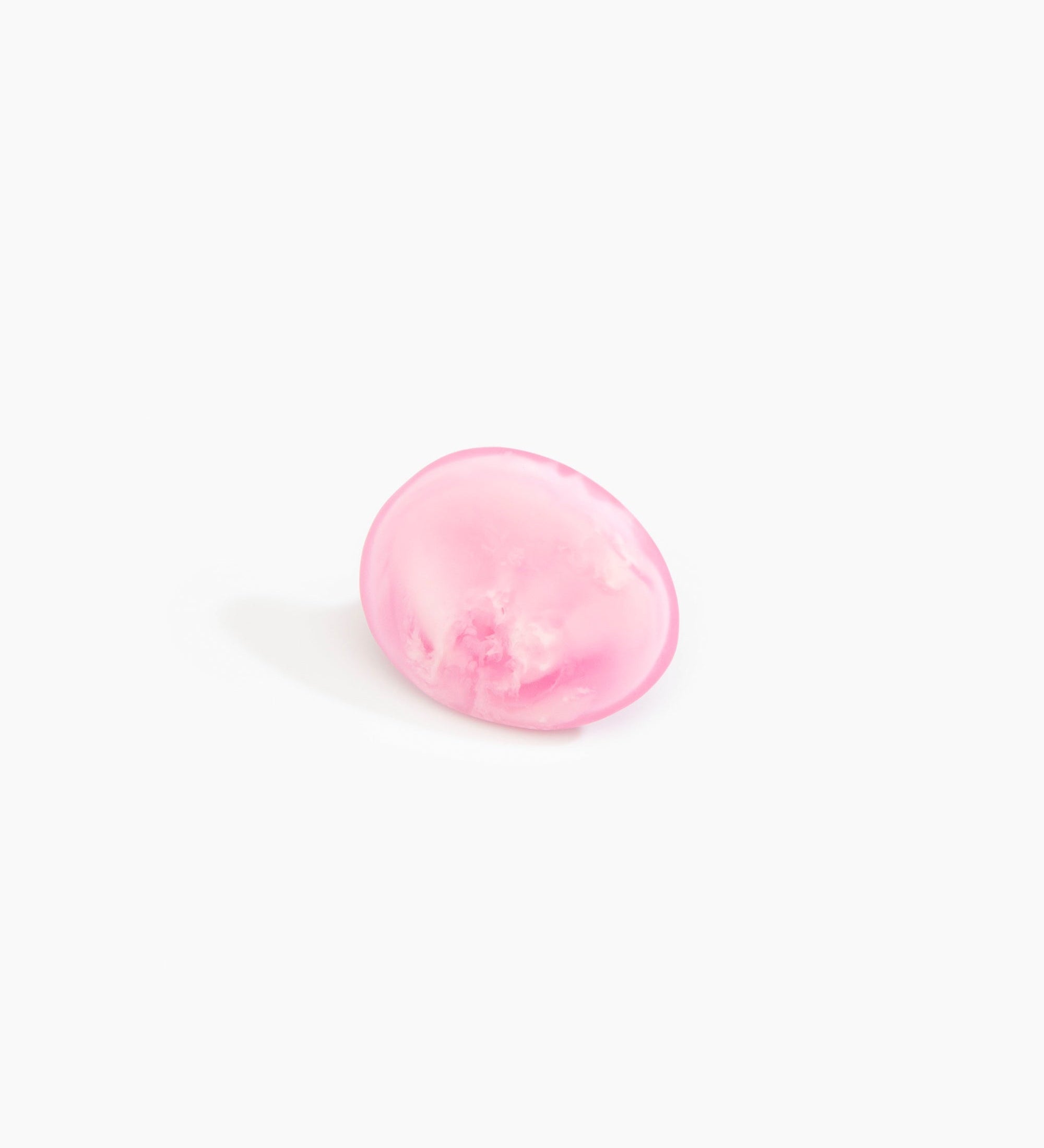 Dinosaur Designs Stone Ring Rings in Shell Pink Colour resin with Wide Fit