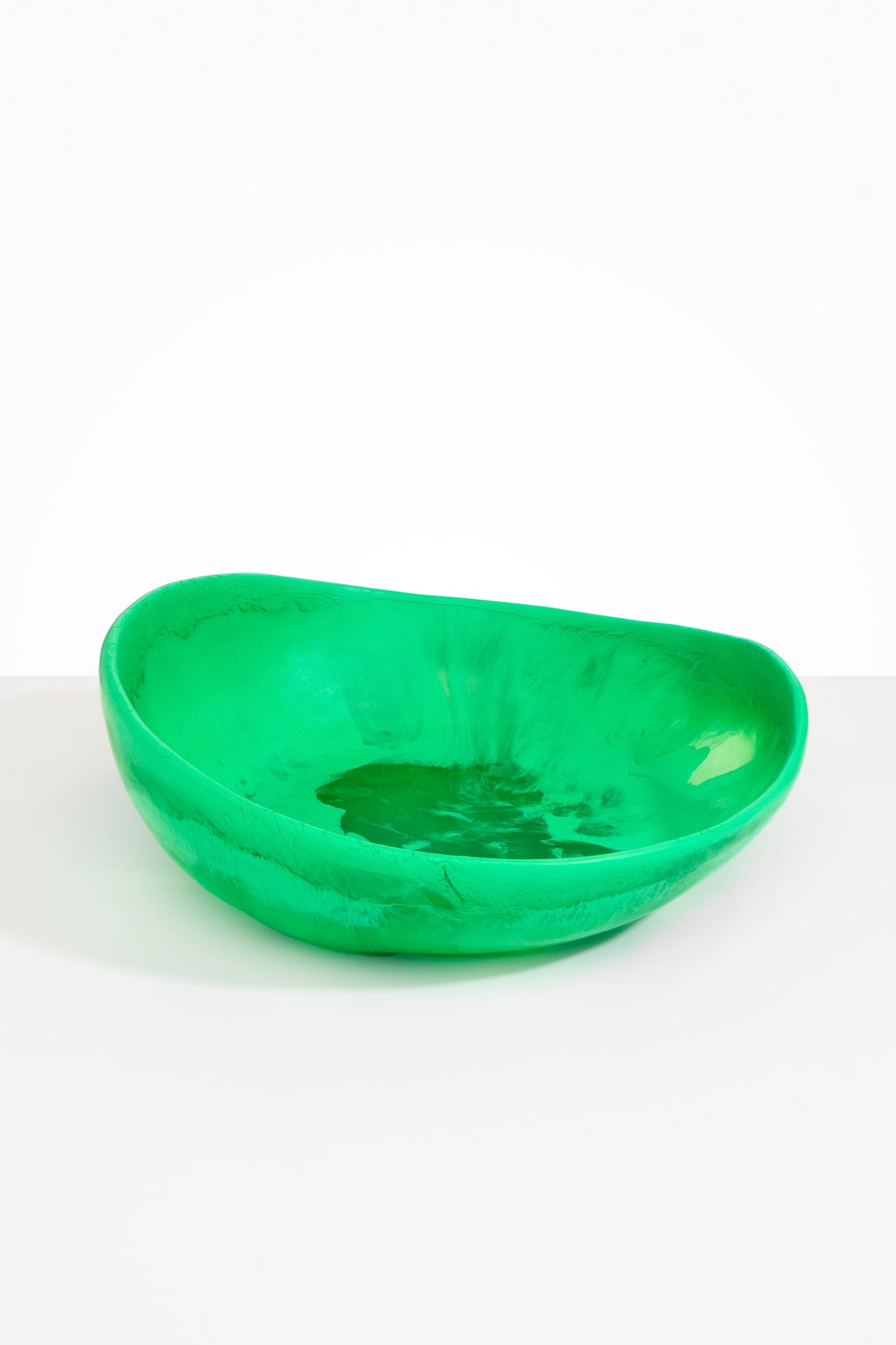 Dinosaur Designs Large Flow Bowl Bowls in Leaf Colour resin