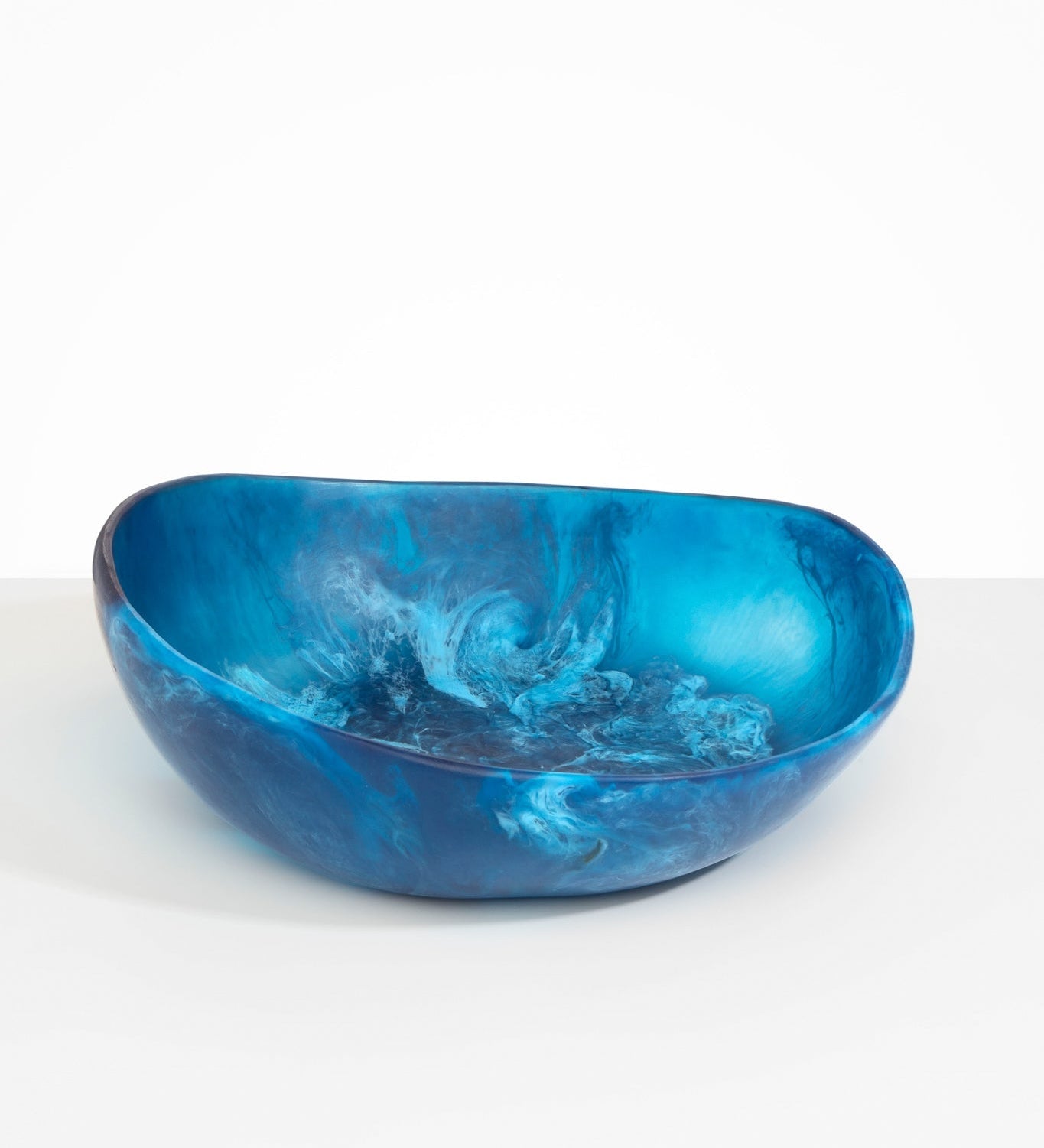 Dinosaur Designs Large Flow Bowl Bowls in Sky Colour resin