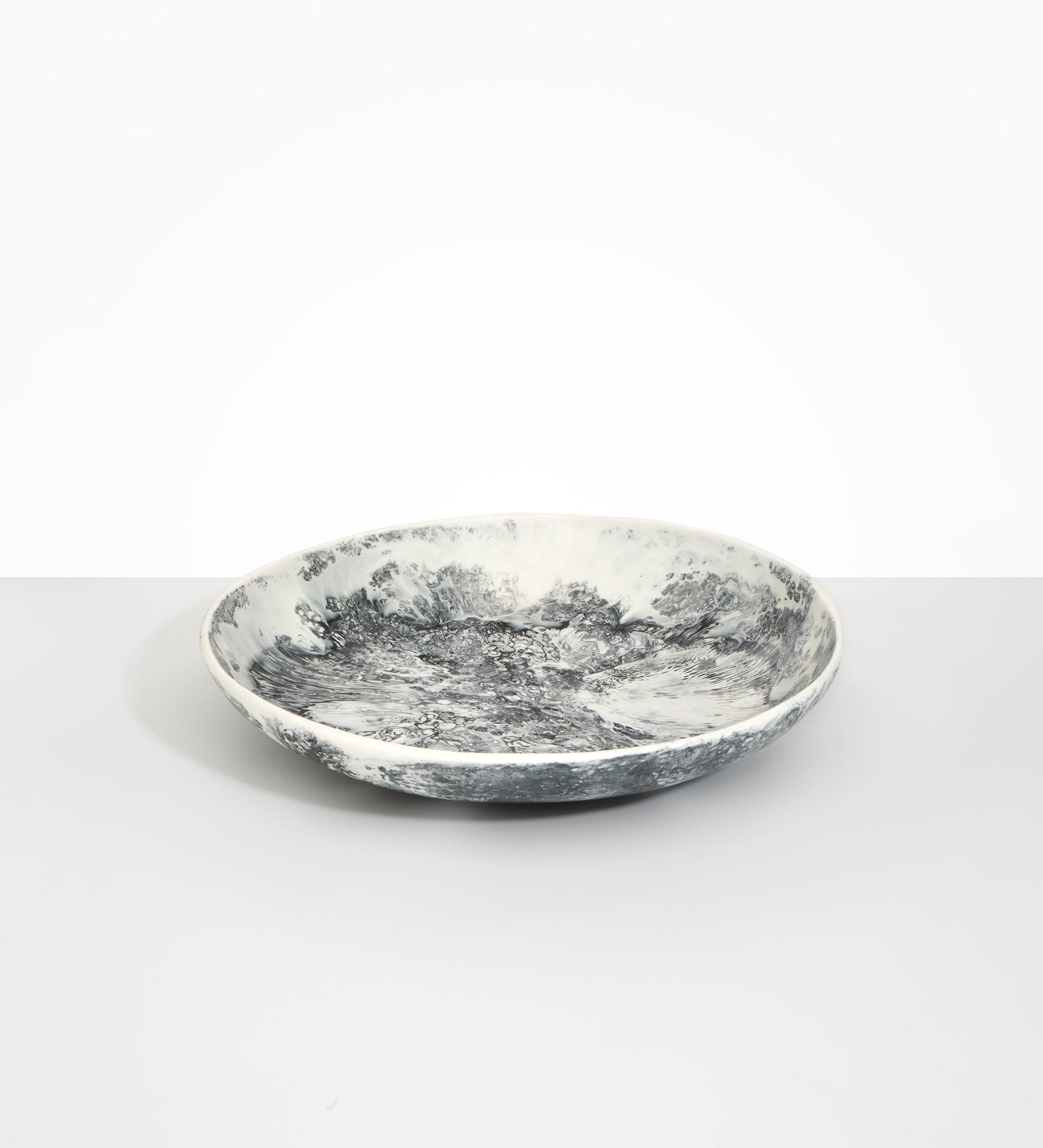 Dinosaur Designs Atelier Salad Bowl Bowls in White Marble Colour resin