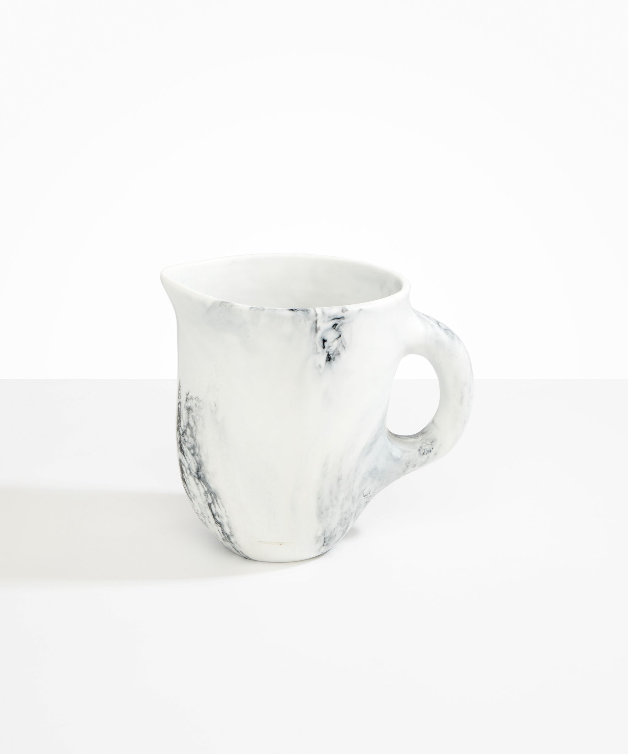 Dinosaur Designs Large Rock Jug Serving Pitchers & Carafes in White Marble Colour resin