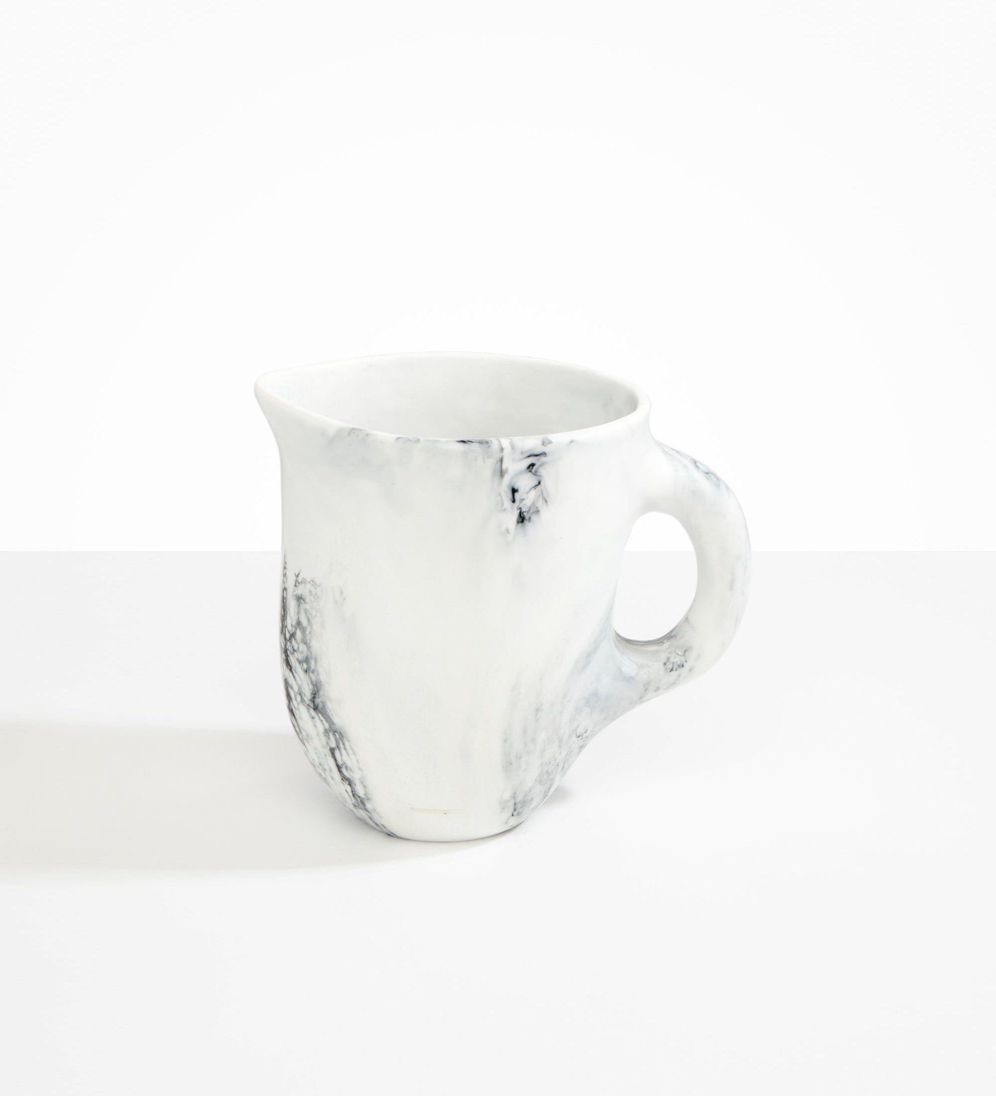 Dinosaur Designs Large Rock Jug Serving Pitchers & Carafes in White Marble Colour resin