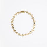 LO Collections Daisy Choker Necklaces in Nano-Coated Brass Material with Regular Fit