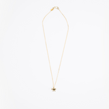 LO Collections Small Daisy Pendant Necklaces in Nano-Coated Brass Material 