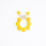 Dinosaur Designs Bold Ball Bracelet Bracelets in Citrus Colour resin with One Size Fit