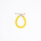 Dinosaur Designs Ball Bracelet Bracelets in Citrus Colour resin with One Size Fit