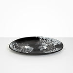 Dinosaur Designs Long Temple Platter Serving Platters in Black Marble Colour resin