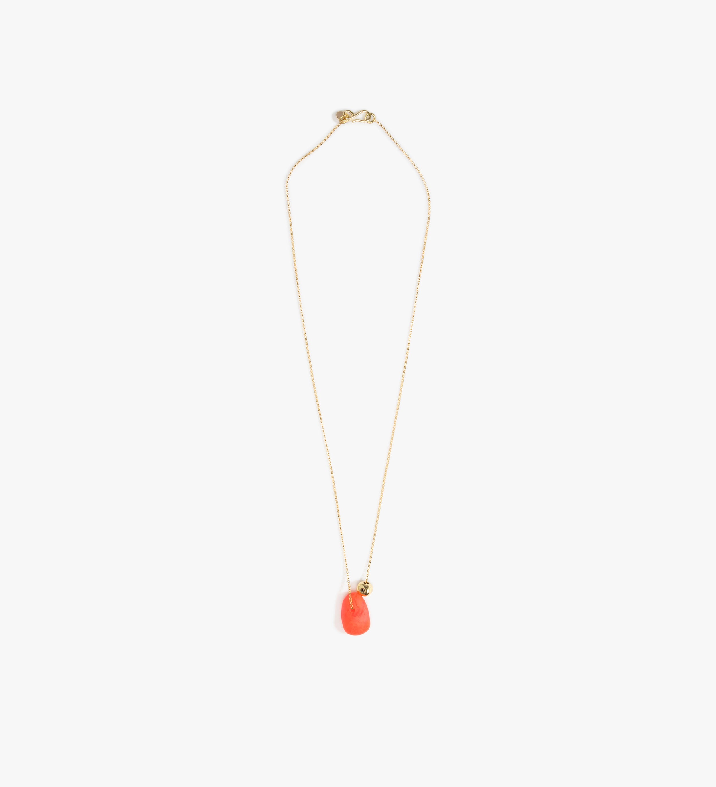 Dinosaur Designs Joie De Vivre Pendant Necklaces in Lychee Colour resin with Gold-Filled Material