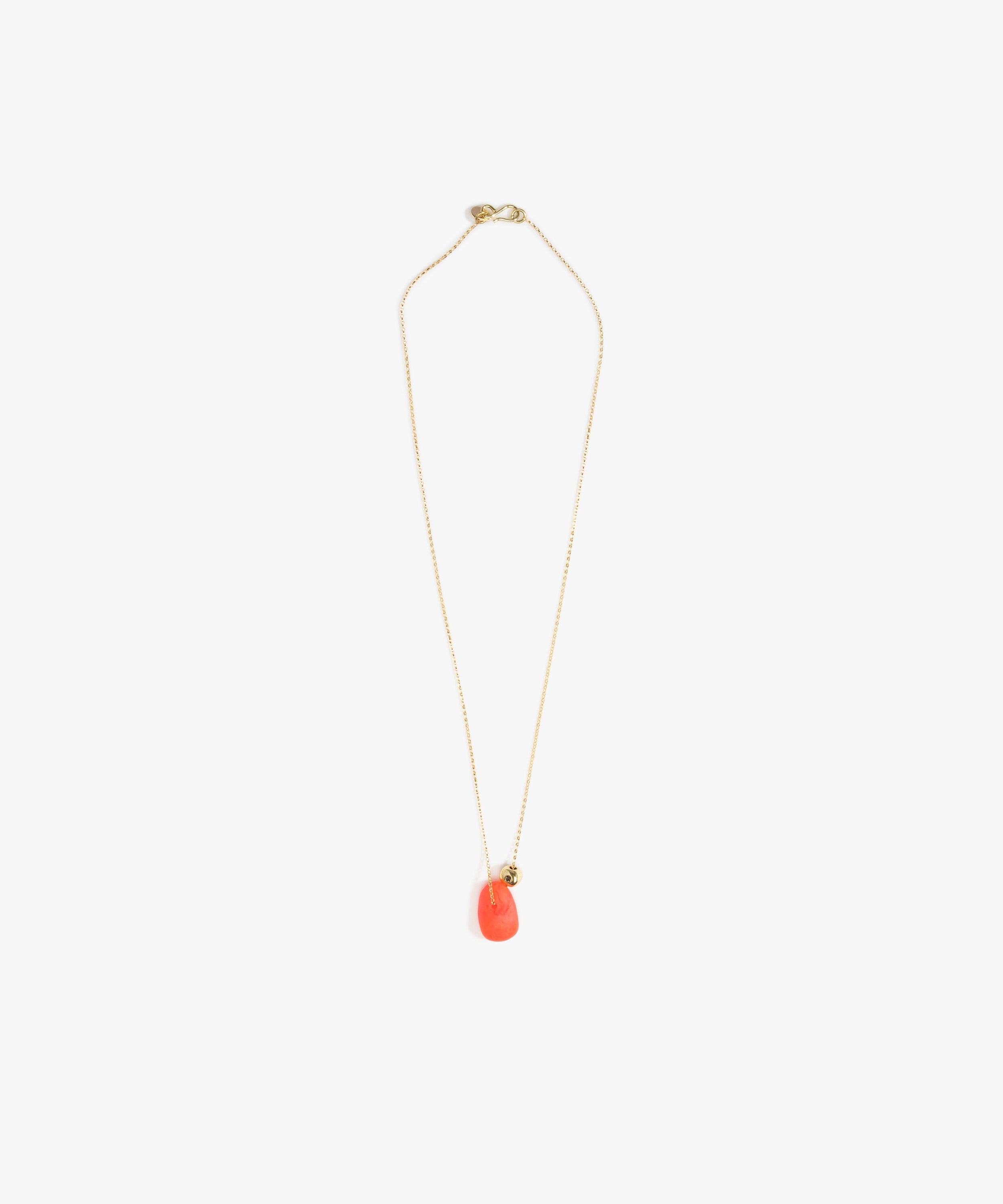 Dinosaur Designs Joie De Vivre Pendant Necklaces in Lychee Colour resin with Gold-Filled Material