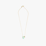 Dinosaur Designs Joie De Vivre Pendant Necklaces in Mint Colour resin with Gold-Filled Material