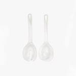 Dinosaur Designs Long Stone Servers Tableware in Frost Colour resin