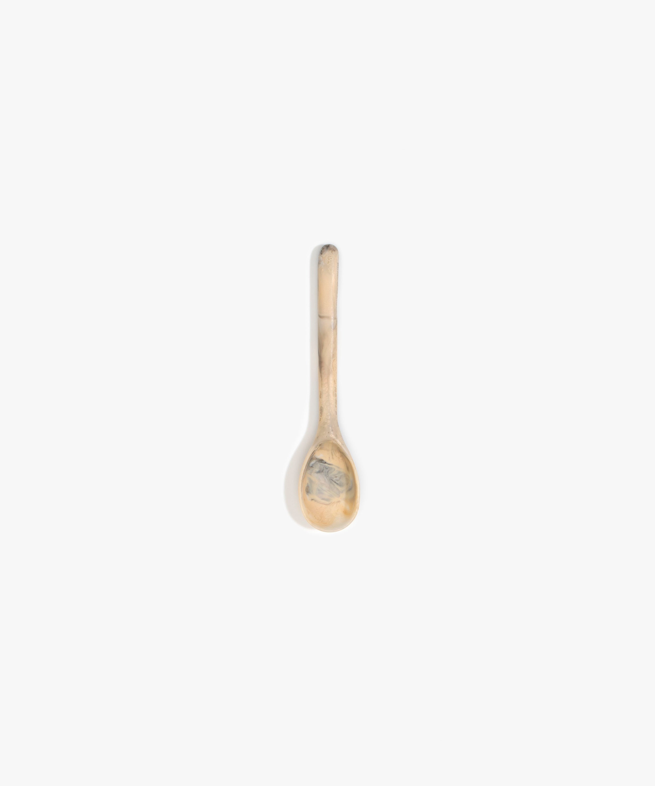 Dinosaur Designs Stone Spoon Tableware in Sandy Pearl Colour resin