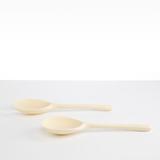 Dinosaur Designs Long Stone Servers Tableware in Cream Colour resin