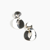 LO Collections Infinity Drop Earrings Earrings in Silver-Plated Brass Material 