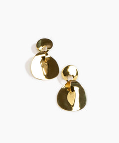 LO Collections Infinity Drop Earrings Earrings in Nano-Coated Brass Material 