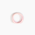 Dinosaur Designs Large Organic Bangle Bracelets in Shell Pink Colour resin with Narrow Fit