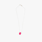 Dinosaur Designs Joie De Vivre Pendant Necklaces in Flamingo Colour resin with 925 Sterling Silver Material