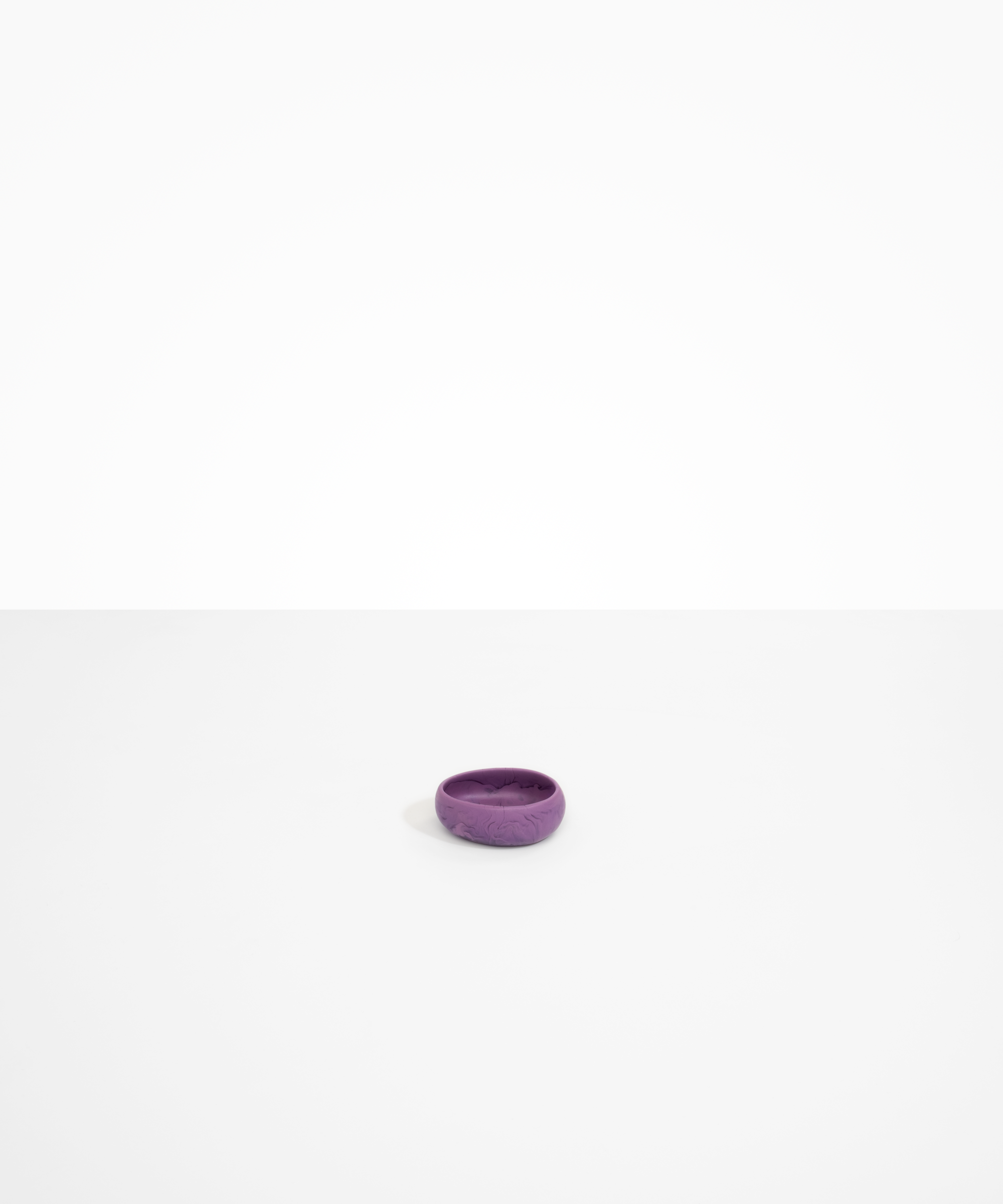 Dinosaur Designs Small Rock Dish Tableware in Grape Colour resin