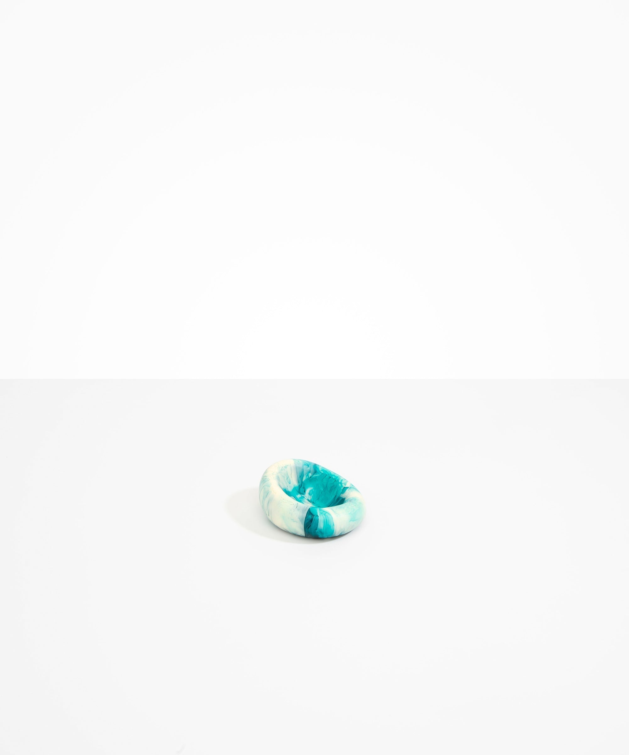 Dinosaur Designs Small Drift Dish Tableware in Lagoon Colour resin