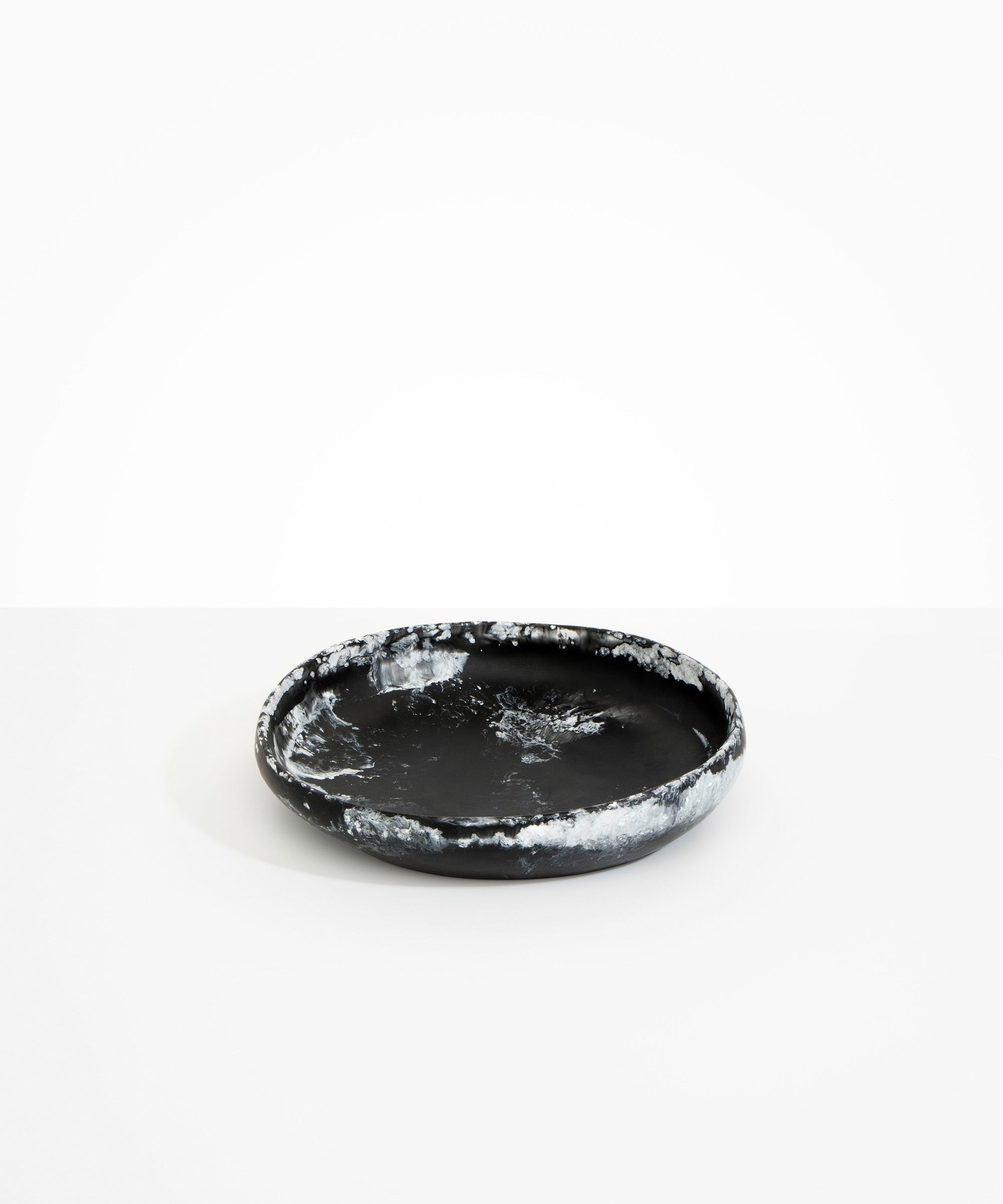 Dinosaur Designs Medium Earth Bowl Bowls in Black Marble Colour resin