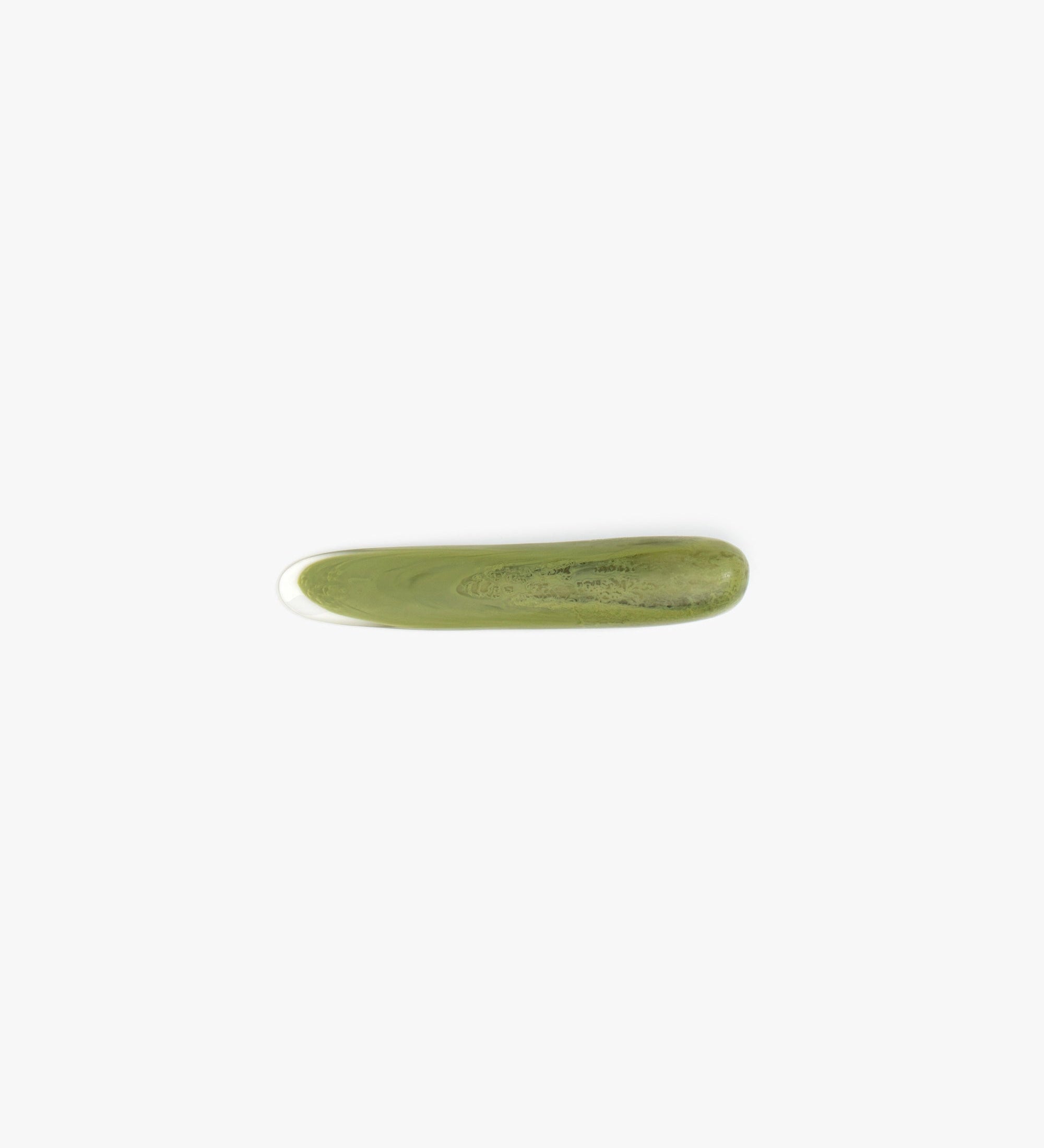 Dinosaur Designs Stone Butter Knife Serveware in Olive Colour resin 