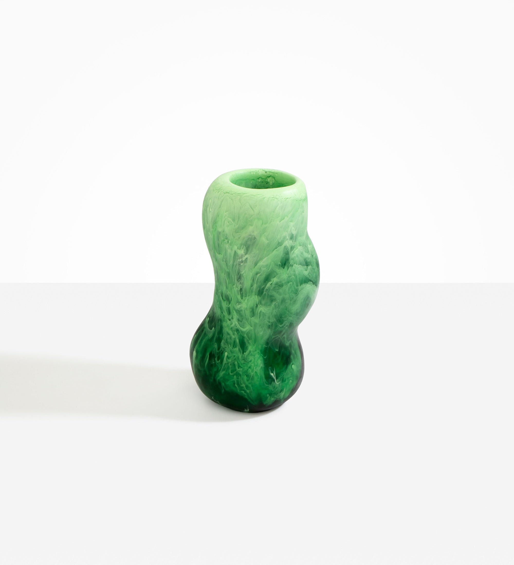 Dinosaur Designs Medium Valley Vase Vases in Moss Colour resin