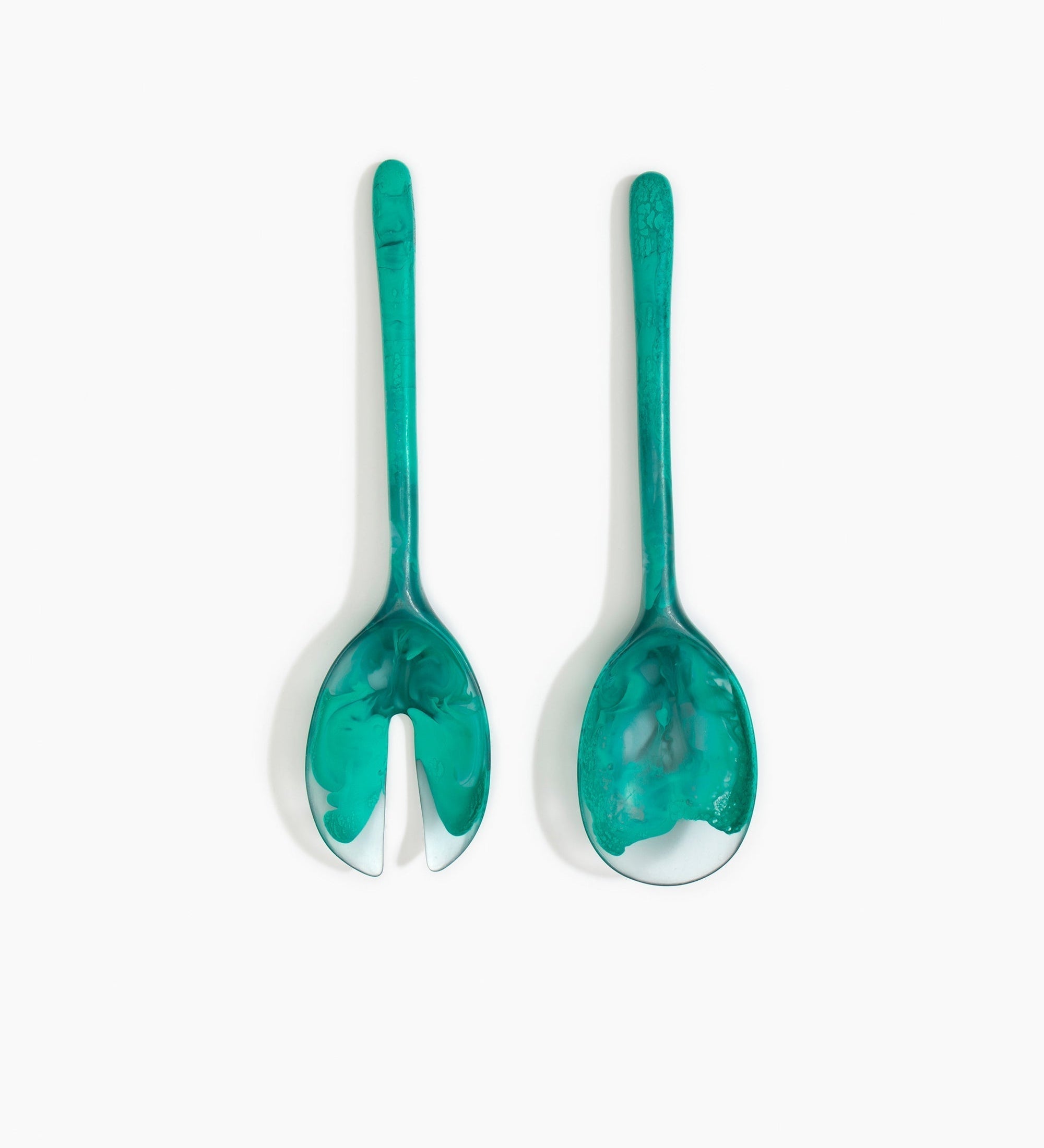 Dinosaur Designs Long Stone Servers Tableware in Mineral Swirl Colour resin