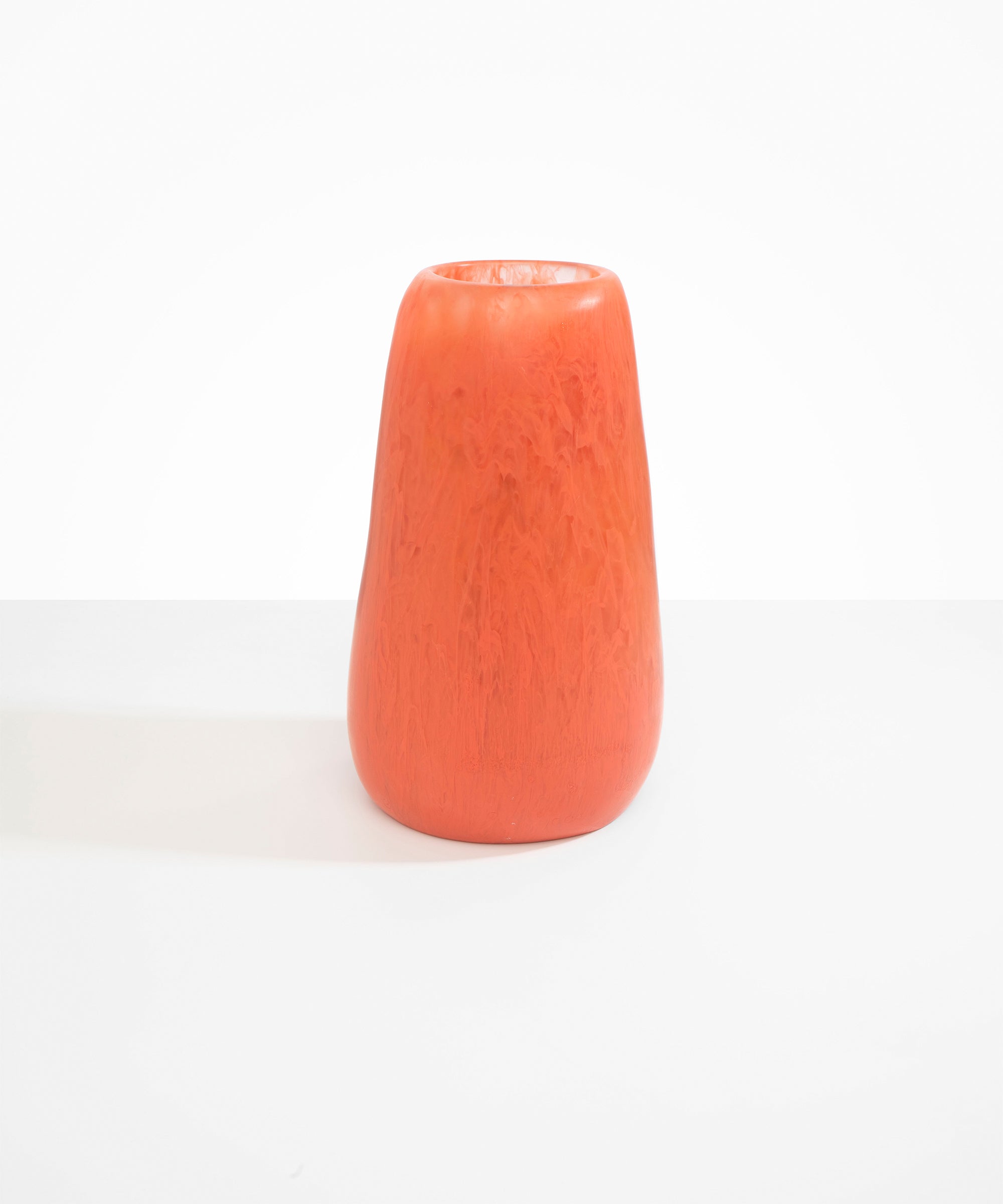 Dinosaur Designs Grand Pebble Vase Vases in Coral Swirl Colour resin