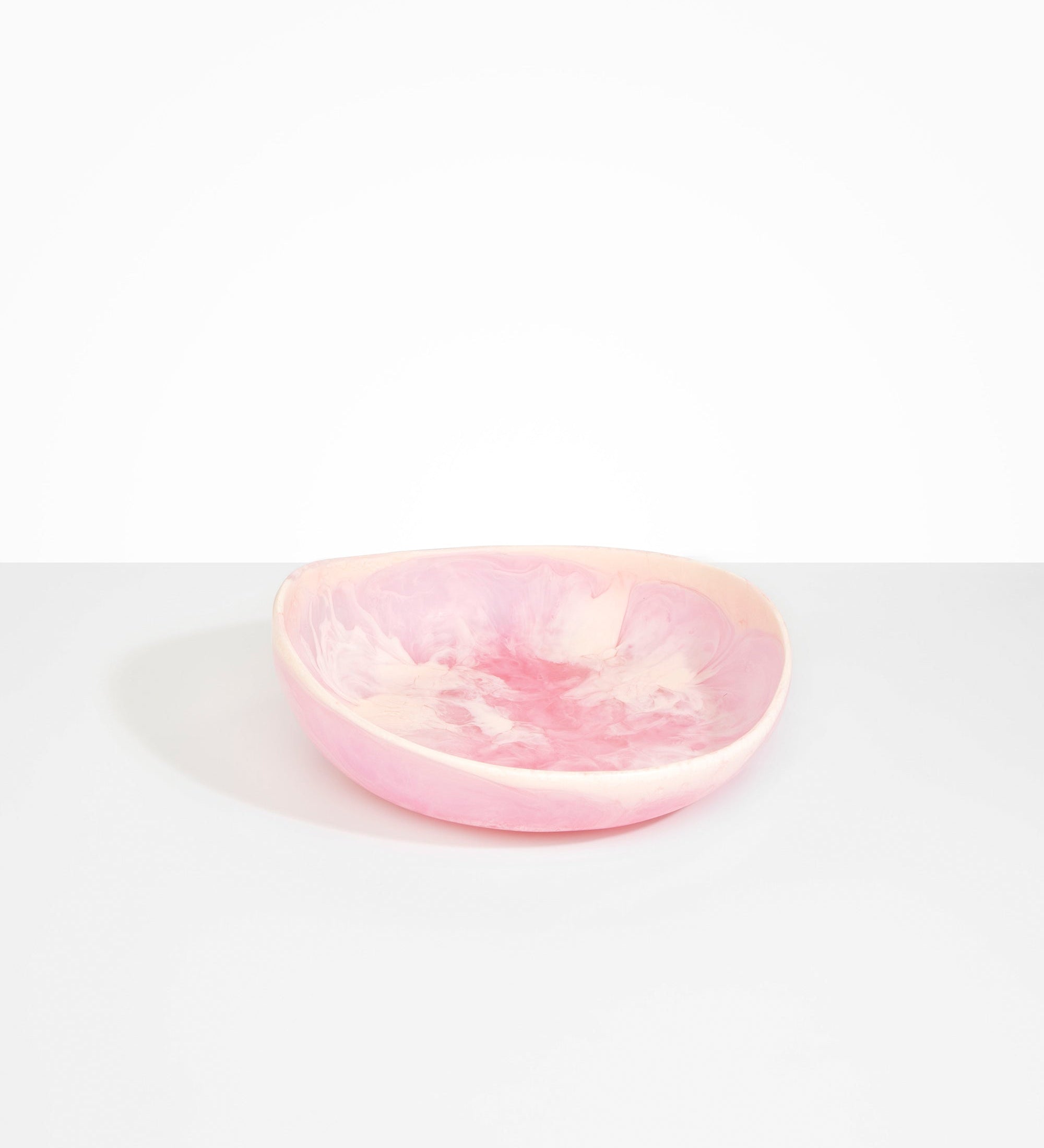 Dinosaur Designs Medium Flow Bowl Bowls in Shell Pink Colour resin