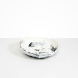 Dinosaur Designs Medium Flow Bowl Bowls in White Marble Colour resin