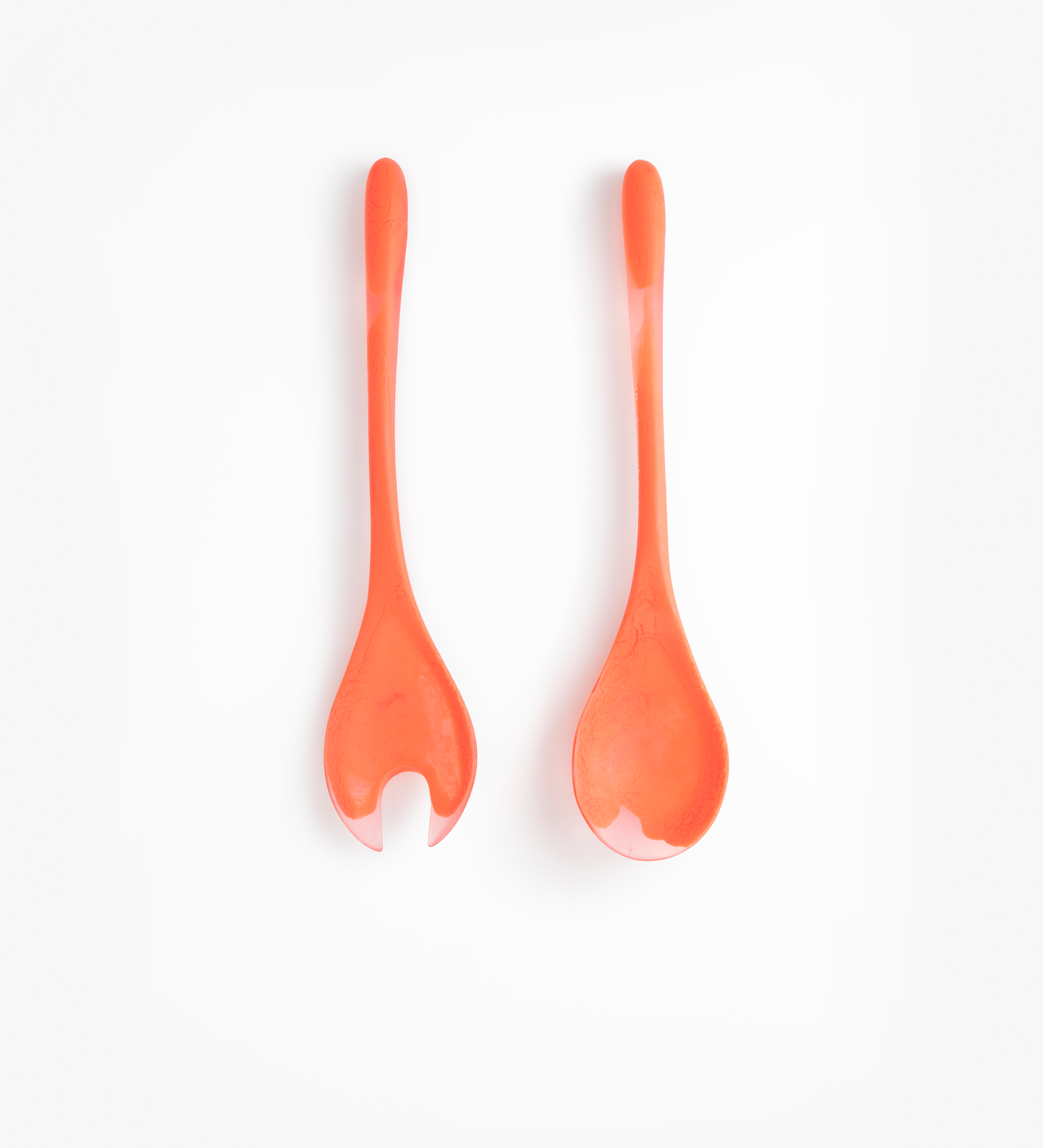 Dinosaur Designs Dew Servers Tableware in Lychee Colour resin 