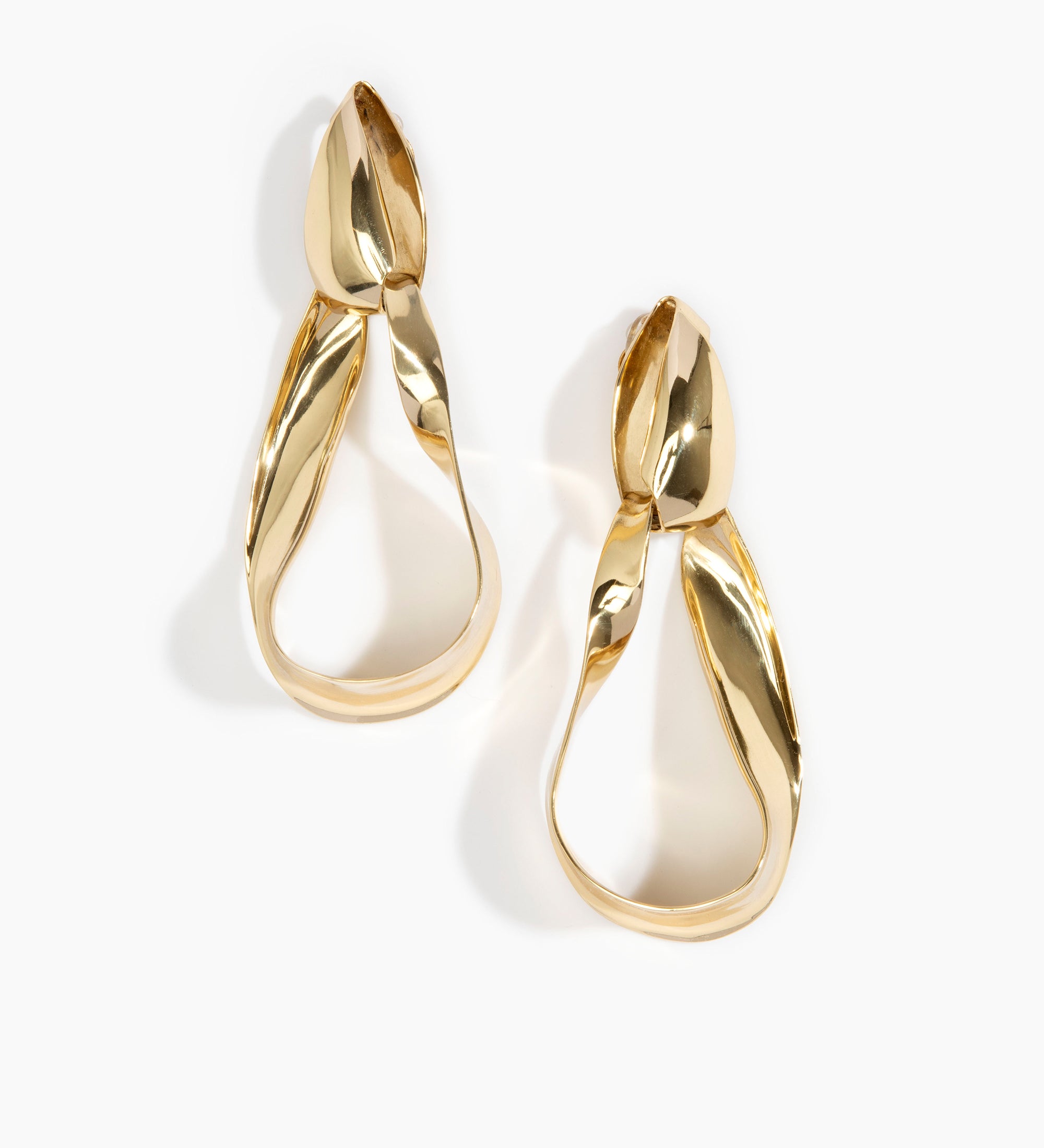 Olive Leaf Drop Earrings