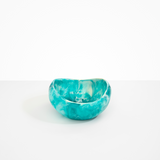 Dinosaur Designs Large Beetle Bowl Bowls in Lagoon Colour resin