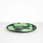 Dinosaur Designs Long Temple Platter Serving Platters in Moss Colour resin