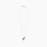 Dinosaur Designs Joie De Vivre Pendant Necklaces in Moss Colour resin with Gold-Filled Material