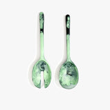 Dinosaur Designs Long Stone Servers Tableware in Moss Colour resin