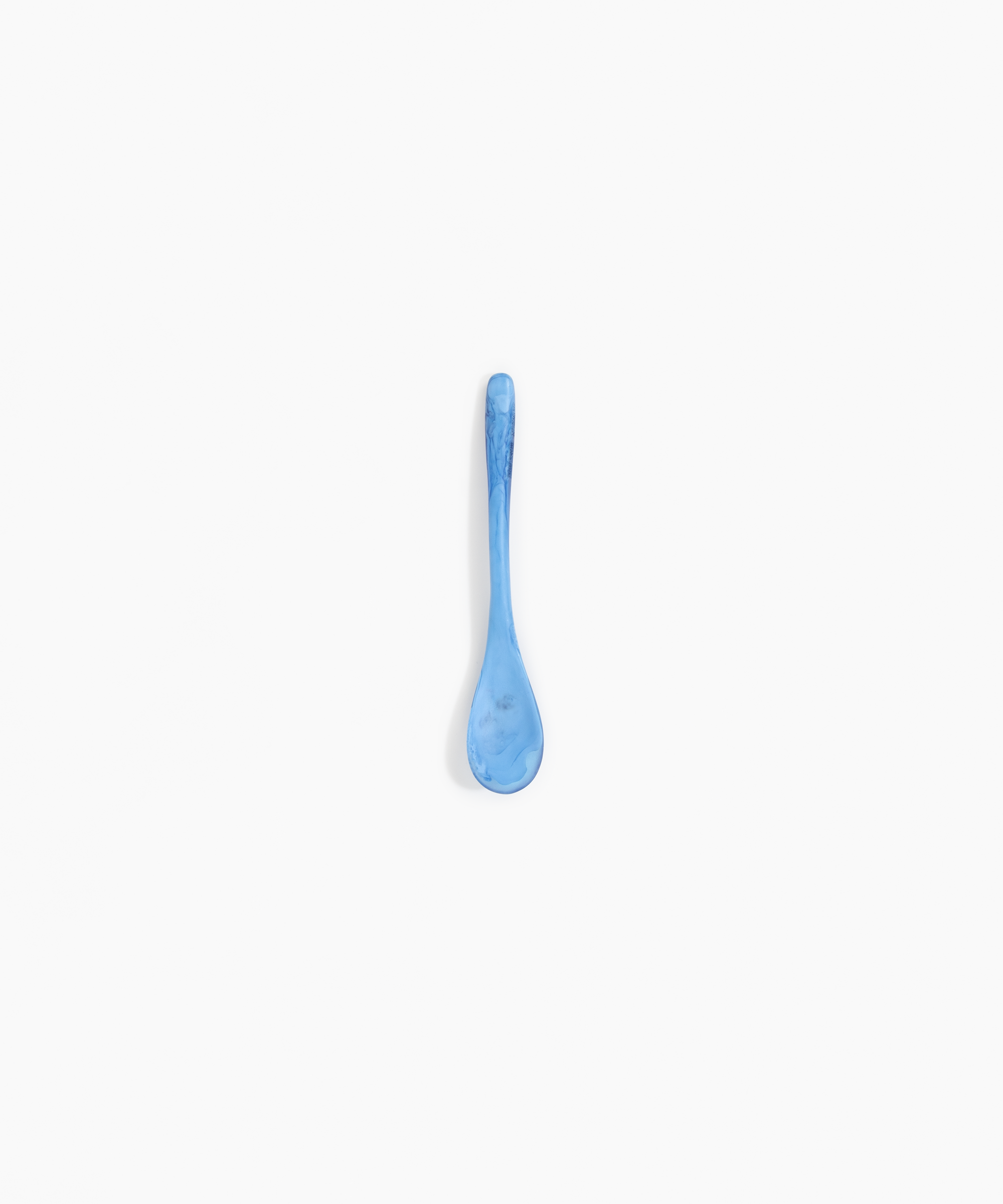 Dinosaur Designs Shell Spoon Tableware in Sky Colour resin 