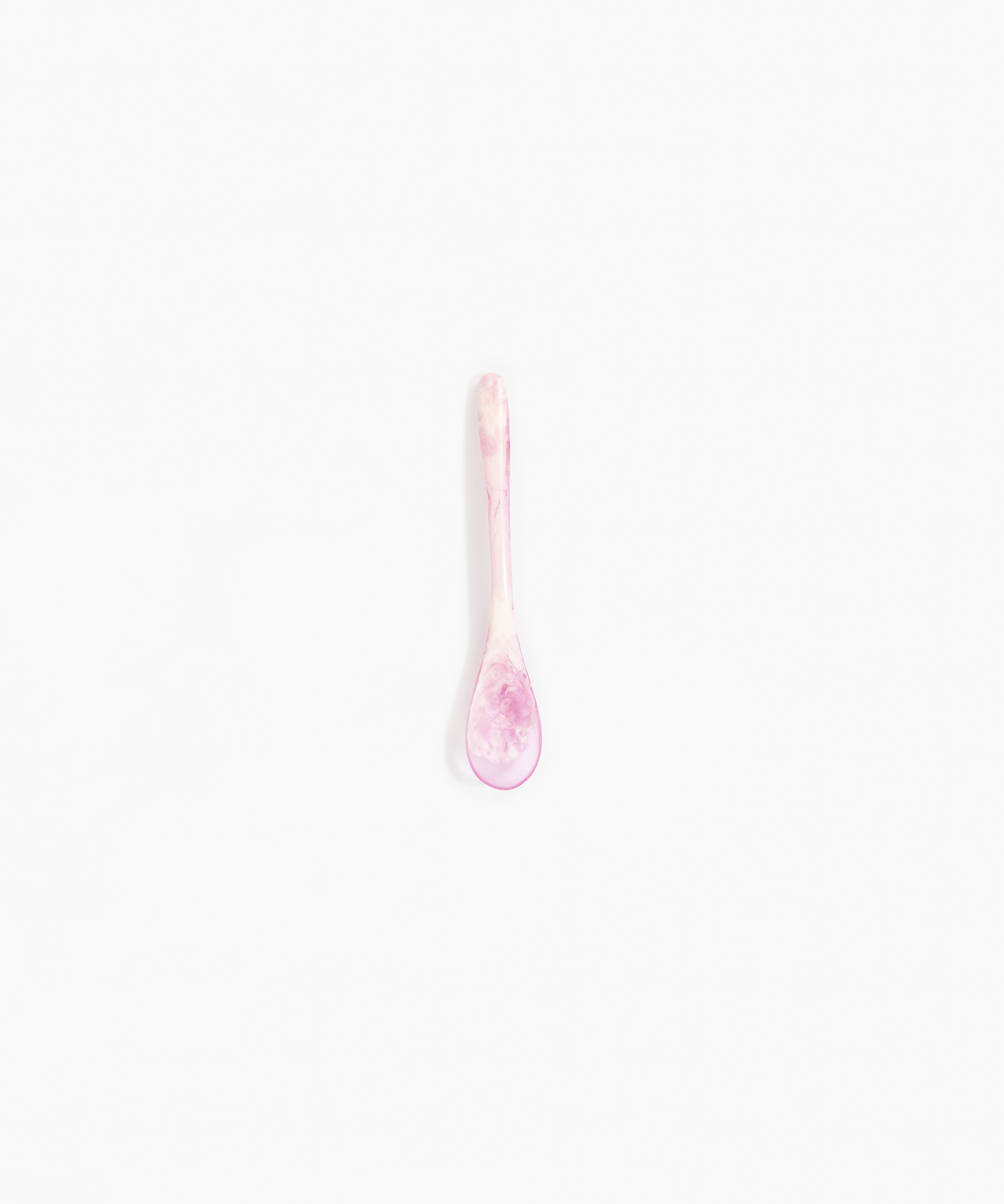 Dinosaur Designs Shell Spoon Tableware in Shell Pink Colour resin 