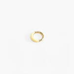 Dinosaur Designs Small Horn Ring Rings in Lemon Colour resin with Nano-Coated Brass Material