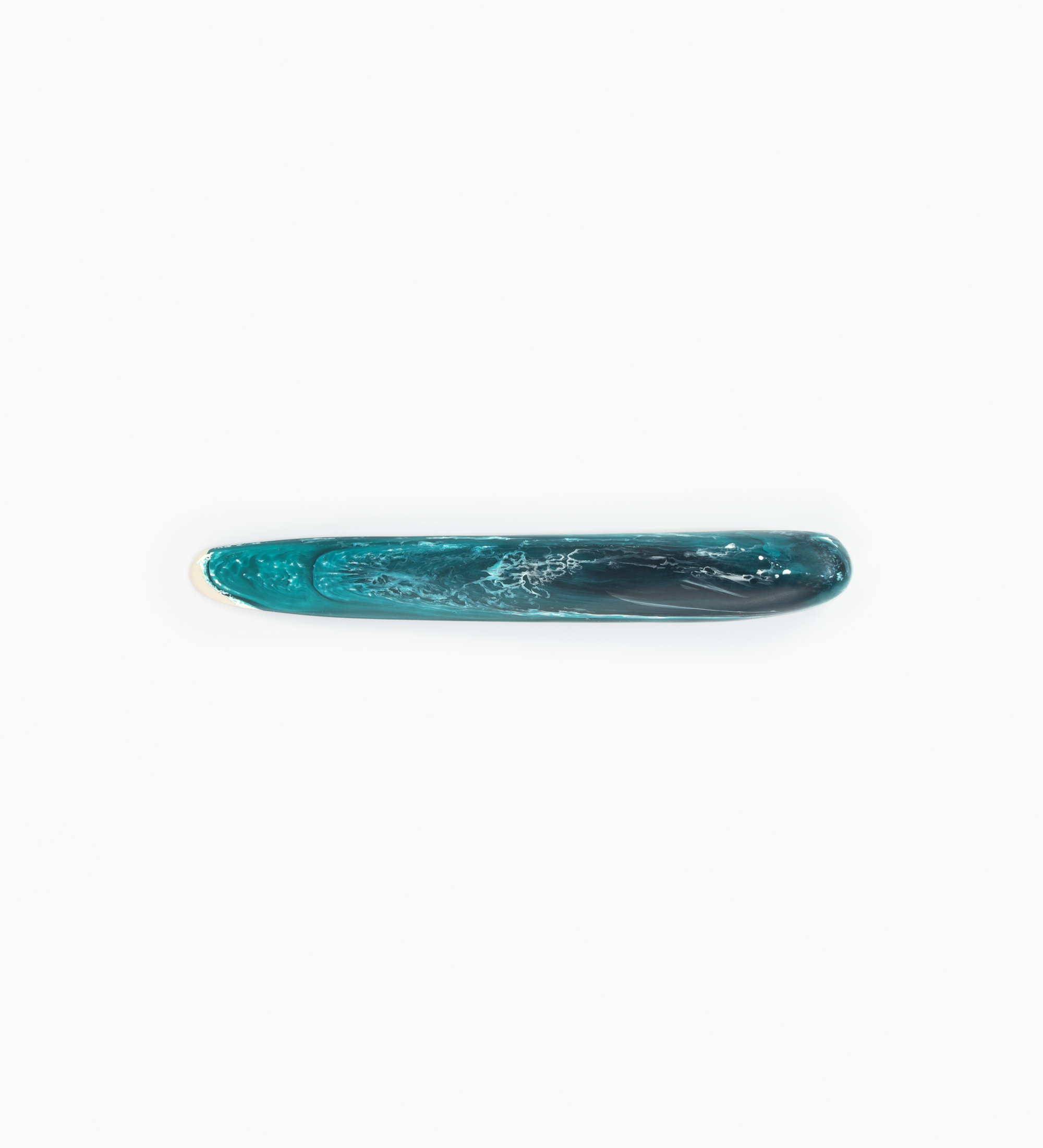 Dinosaur Designs Stone Cheese Knife Serveware in Lagoon Colour resin 