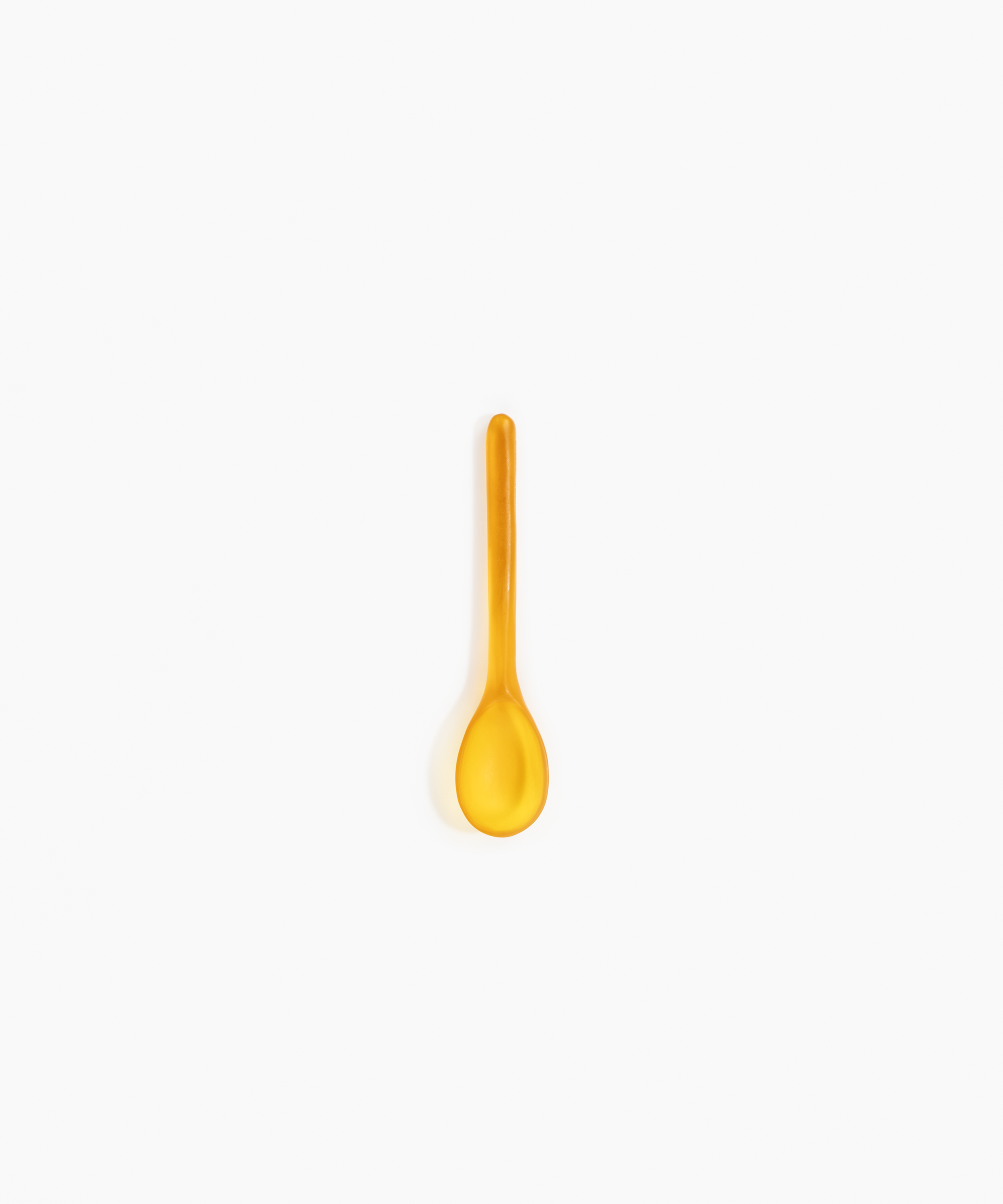 Dinosaur Designs Stone Spoon Tableware in Honey Colour resin