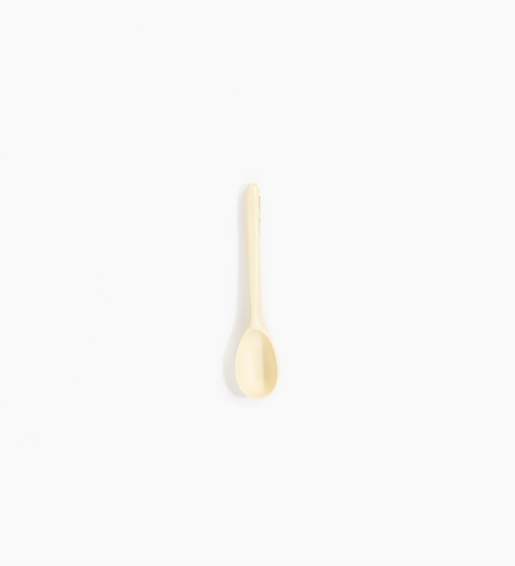 Dinosaur Designs Stone Spoon Tableware in Cream Colour resin