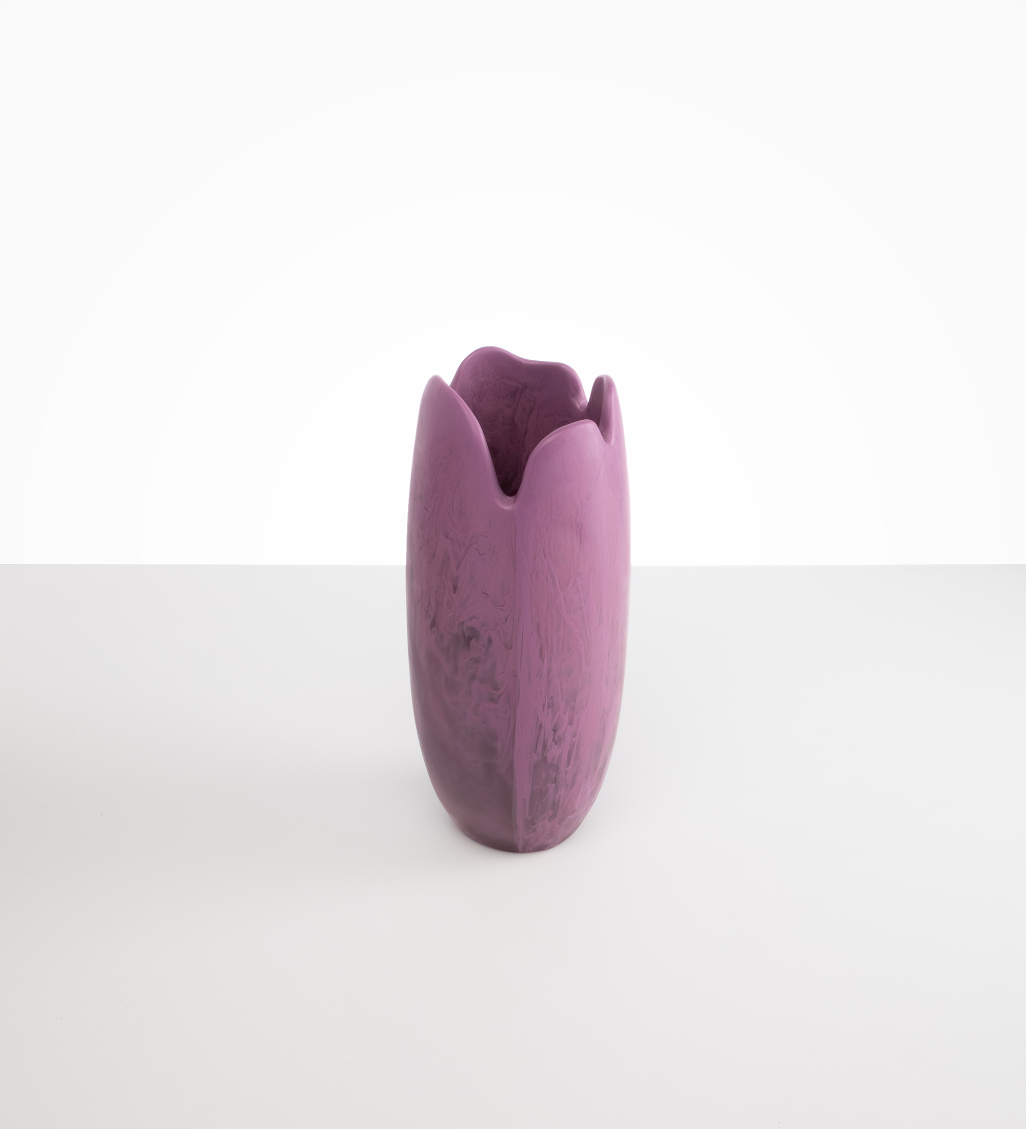 Dinosaur Designs Tall Paradise Vase Vases in Grape Colour resin 