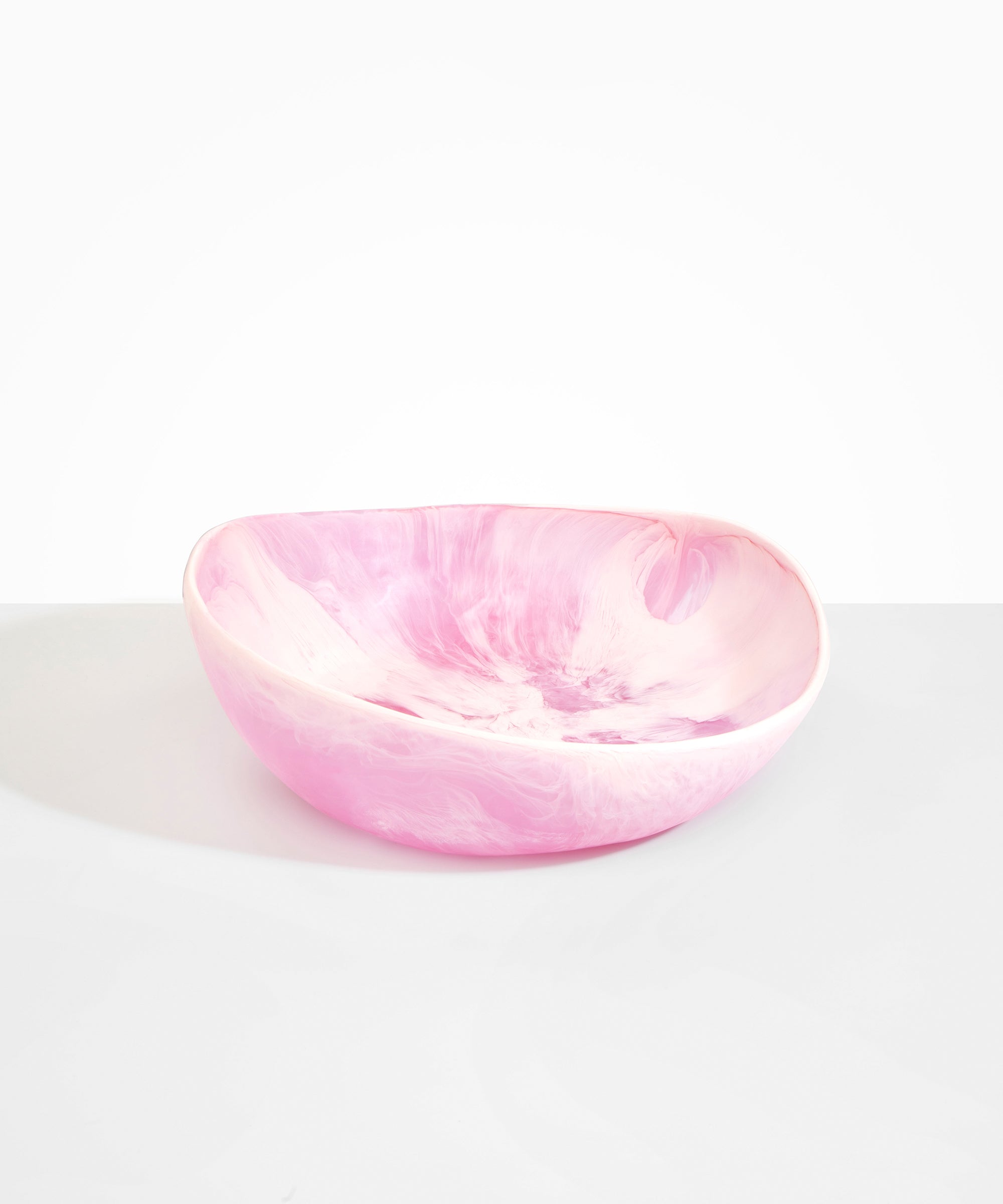 Dinosaur Designs Large Flow Bowl Bowls in Shell Pink Colour resin