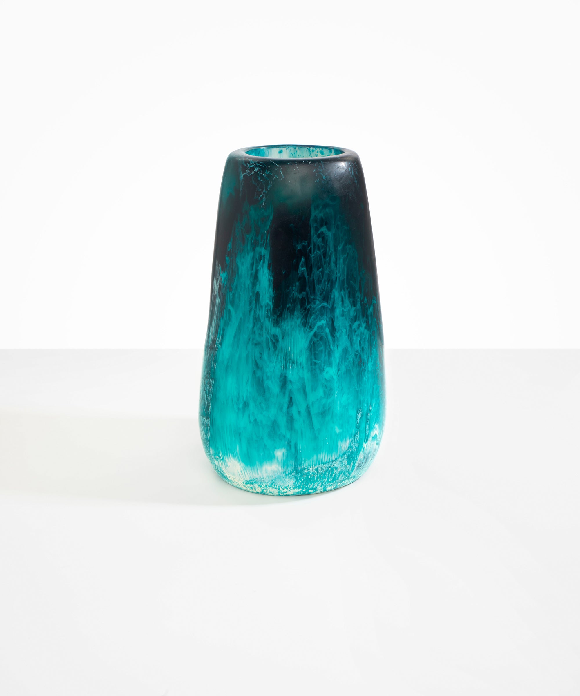 Dinosaur Designs Grand Pebble Vase Vases in Lagoon Colour resin