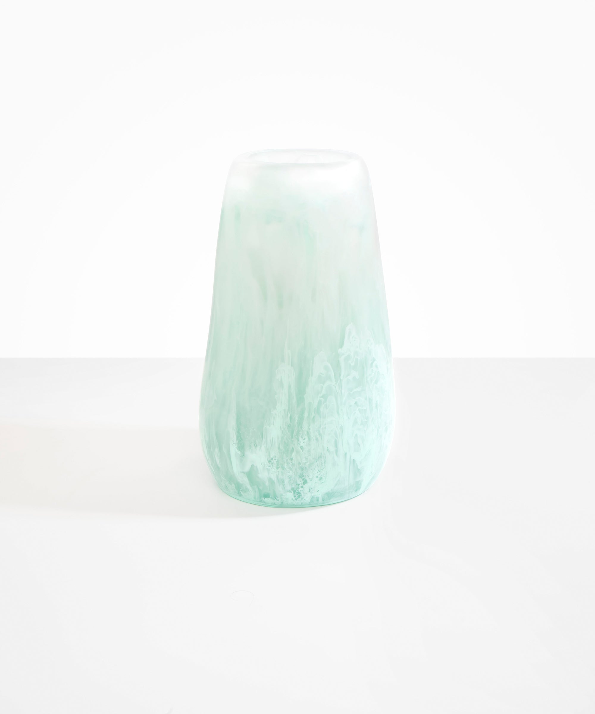 Dinosaur Designs Grand Pebble Vase Vases in Mint Colour resin